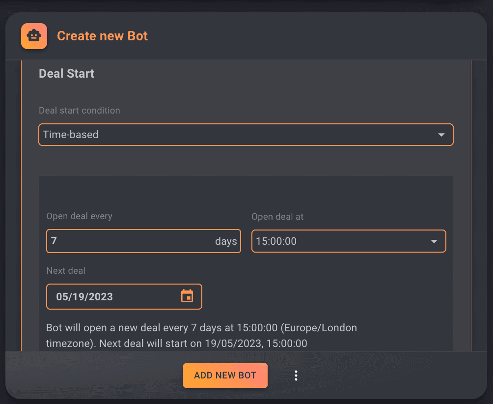 HODL Bot Start