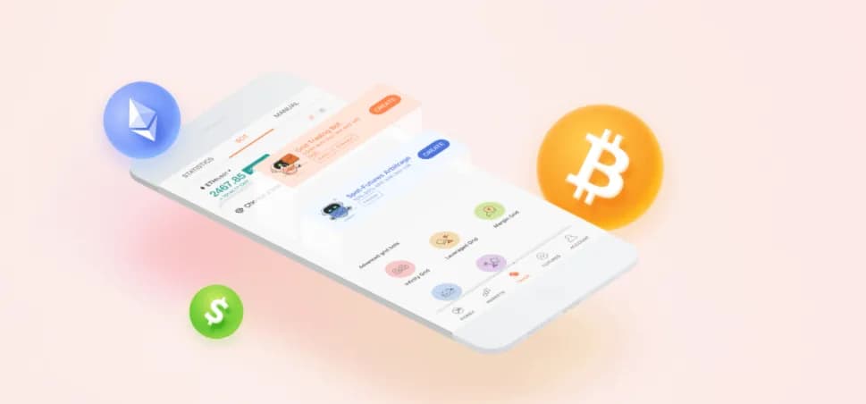Pionex platform trading interface